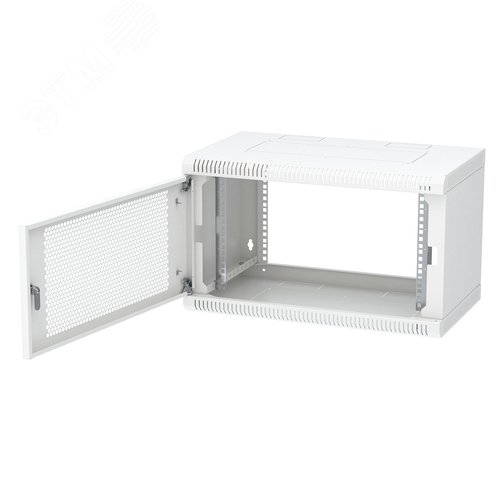 Шкаф телекоммуникационный настенный разборный 6U 600x650 ШТ-НСр-6U-600-650-П дверь перфорированная - ССД
