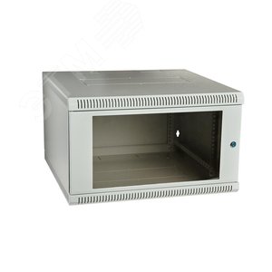 Шкаф телекоммуникационный настенный разборный 12U 600x550 ШТ-НСр-12U-600-550-С дверь стекло - ССД