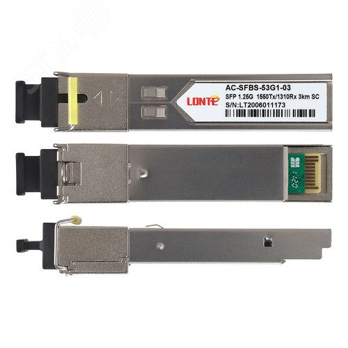 Модуль SFP WDM 1.25G Tx1550/Rx1310 3km SC DDM - ССД