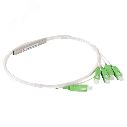 Разветвитель РО-1х4 -PLC -SM/0,9 -1,0 м-SC/APC (-40+70 С) - фото 2