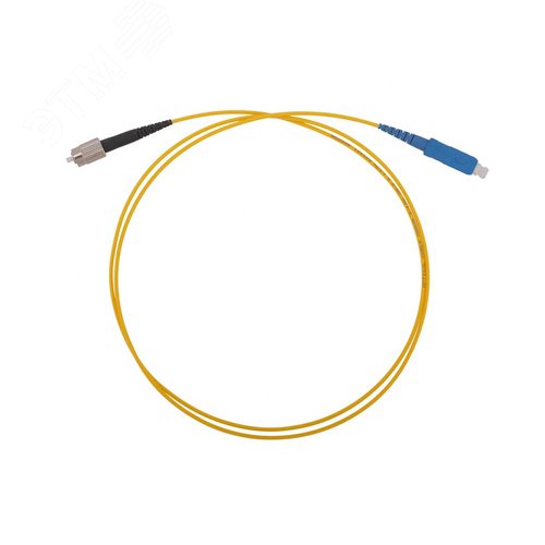 Патч-корд оптический ШОС-SM/2.0 мм-FC/UPC-SC/UPC-1.0м HS - ССД