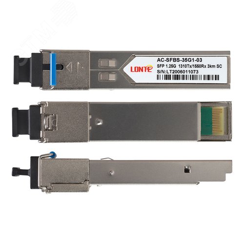 Модуль SFP WDM 1.25G Tx1310/Rx1550 3km SC DDM - фото 2