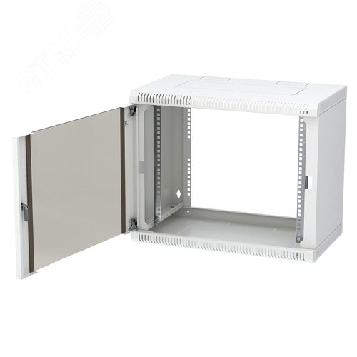 Шкаф телекоммуникационный настенный разборный 18U 600x550 ШТ-НСр-18U-600-550-С дверь стекло - фото 2