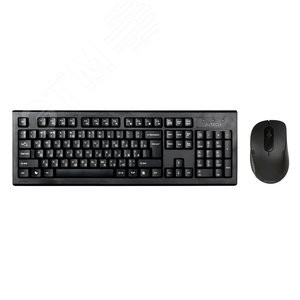 Комплект клавиатура + мышь беспроводной 7100N, USB, черный - A4Tech