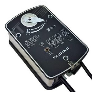 Электропривод противопожарный, реверсивный 10Nm, 2/3 поз., 2SPDT, 230AC - Techno