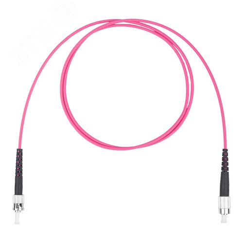 Патч-корд оптический, FC-ST симплекс (simplex) OM4, нг(А)-HF, маджента, 0,5 м - Datarex