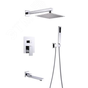 Душевая система с тропическим душем ПСМ-CB-03 встраиваемая тип См–ДшОРЗШтШлА - PROFSAN
