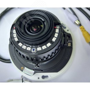 Видеокамера IP 2Мп купольная объектив 2.8-12мм    ИК-подсветка 30м IP67 - фото 2