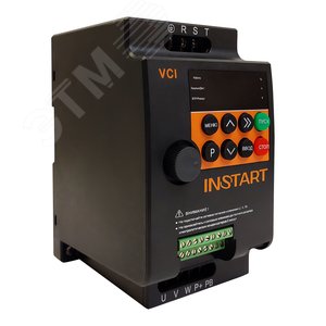 Преобразователь частоты VCI-G0.75-4B 0.75кВт, 2.1А, 3Ф, 380В±15%, 50Гц/60Гц, IP20 - Instart