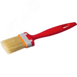 Кисть плоская ''УНИВЕРСАЛ-СТАНДАРТ'', натуральная щетина, пластмассовая ручка, 2''/50мм