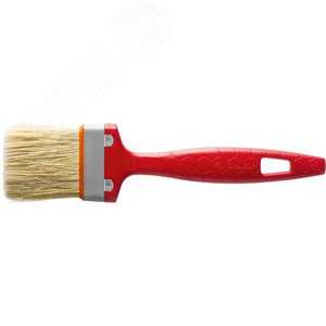 Кисть плоская ''УНИВЕРСАЛ-СТАНДАРТ'', натуральная щетина, пластмассовая ручка, 2''/50мм 2