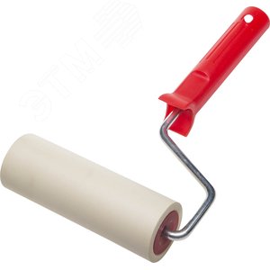 Валик прижимной ''ЭКСПЕРТ'' в сборе, резиновый, бюгель 8мм, 48x140мм