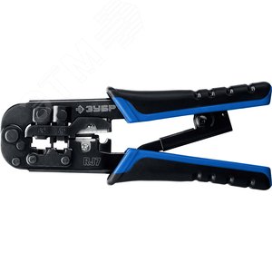 Кримпер универсальный, RJ45, RJ11/RJ12, Профессионал, RJ-7 - ЗУБР