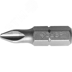 Биты ''Мастер'' кованые, хромомолибденовая сталь, тип хвостовика C 1/4'', PH2, 25мм, 2шт