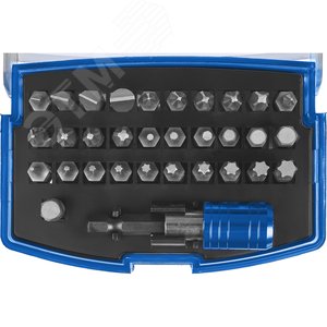 Набор бит ''ПРО-32'', CR-Mo, в боксе 32 шт 2