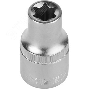 Головка торцовая ''Мастер'' (1/2''), Cr-V, E-TORX, хроматированное покрытие, E12