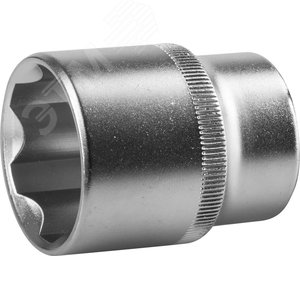 Торцовая головка ''Мастер'' (1/2''), Cr-V, SUPER LOCK, хроматированное покрытие, 27 мм