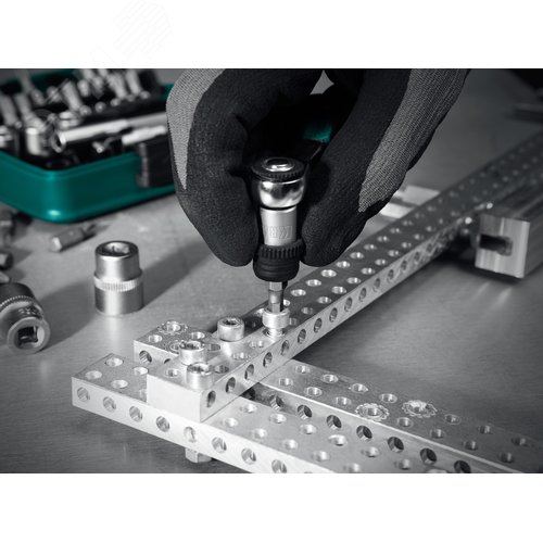 "Набор инструмента универсальный, X-Drive 35, 1/4"" 35 предмета" - фото 6