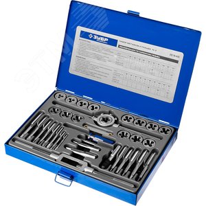 Набор метчиков и плашек, сталь Р6М5 35 предметов 3