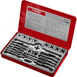 Набор метчиков и плашек, сталь 9ХС 24 предмета 2