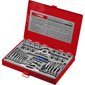 Набор метчиков и плашек, сталь 9ХС 35 предметов 2