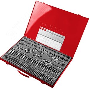 Набор метчиков и плашек, сталь 9ХС 110 предметов 2