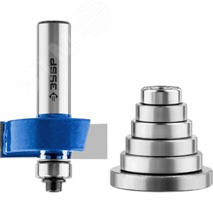 Фреза четвертная фальцевая с подшипниками 38.1x13мм, хвостовик 12мм 2