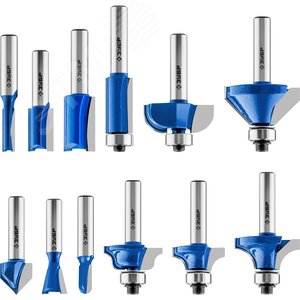 Набор профильных фрез по дереву 12шт