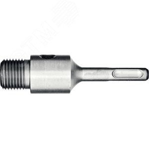 Державка для бур коронки с хвостовиком SDS Plus, L-100мм,резьба М22,конусное крепление центрир сверла - ЗУБР
