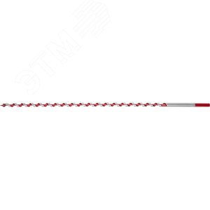 Сверло левиса по дереву 8X450/360мм, шестигранный хвостовик