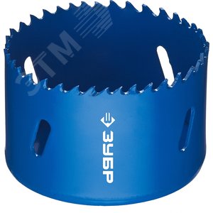 Коронка биметаллическая, быстрорежущая сталь 68мм