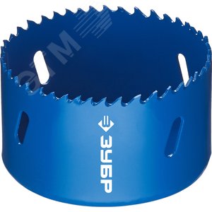 Коронка биметаллическая 76мм, быстрорежущая сталь