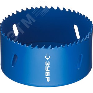 Коронка биметаллическая 89мм, быстрорежущая сталь