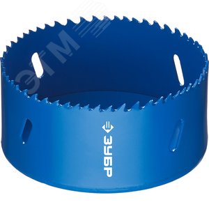 Коронка биметаллическая 95мм, быстрорежущая сталь