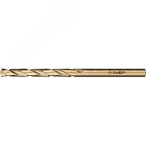 Сверло по металлу, 4.0х75мм, сталь Р6М5К5, класс А, кобальт