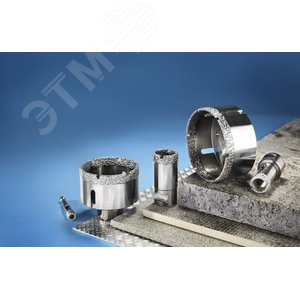 Сверло вакуумное алмазное трубчатое для дрели (HEX 1/4'') d 10 по керамограниту 2