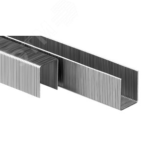 Скобы для степлера 16 мм тонкие широкие тип 80, 5000 шт 2