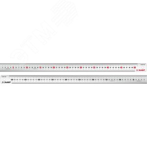 Линейка Про-50, усиленная нержавеющая 0.50 м, Профессионал - ЗУБР
