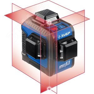 Нивелир лазерный Крест 3D, 20 - 70 м, Профессионал - ЗУБР