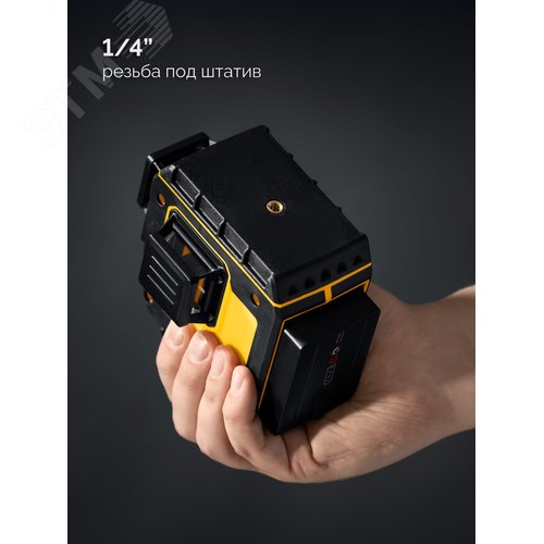 Нивелир лазерный SL-3D 2, 50м, точн. +/-0,5 мм/м, зеленый, микролифт, держатель - фото 3