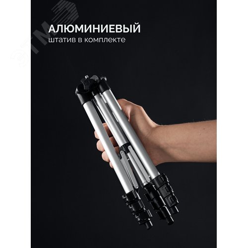 Нивелир лазерный SL-3D 3, 50м, точн. +/-0,5 мм/м, зеленый, штатив - фото 7