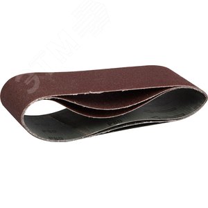 Лента шлифовальная МАСТЕР, для ЛШМ, 75х457 мм, P80, 3 шт