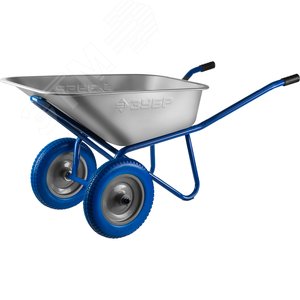 Тачка строительная двухколесная ПТ-300 110 л 240 кг - ЗУБР