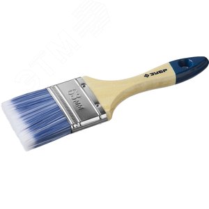 Кисть плоская ''АКВА-МАСТЕР'', искусственная щетина, деревянная ручка, 63мм