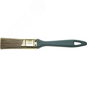 Кисть ''КП-14'' плоская, смешанная щетина, пластмассовая рукоятка, 25мм