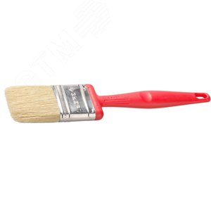 Кисть плоская ''БСГ-50'', с быстросъемной головой, натуральная щетина, пластмассовая ручка, 50мм