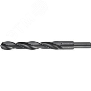 Сверло по металлу, проточенный хвостовик, сталь Р4М2, класс В ТЕХНИК 17.0х184мм