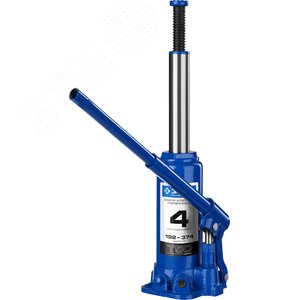 Домкрат бутылочный гидравлический 4т, 192-374мм, Профессионал 2