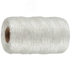 Шпагат многоцелевой полипропиленовый, белый, d=1,8 мм, 110 м, 50 кгс, 1,2 ктекс