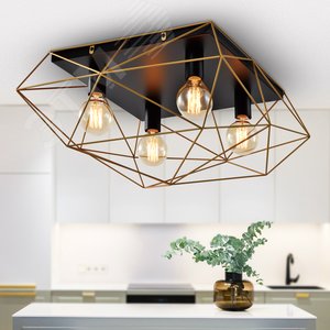 Светильник потолочный Rivoli Roxana 4097-304 4 х Е27 40 Вт дизайн для натяжных потолков (Б0053042) - фото 2